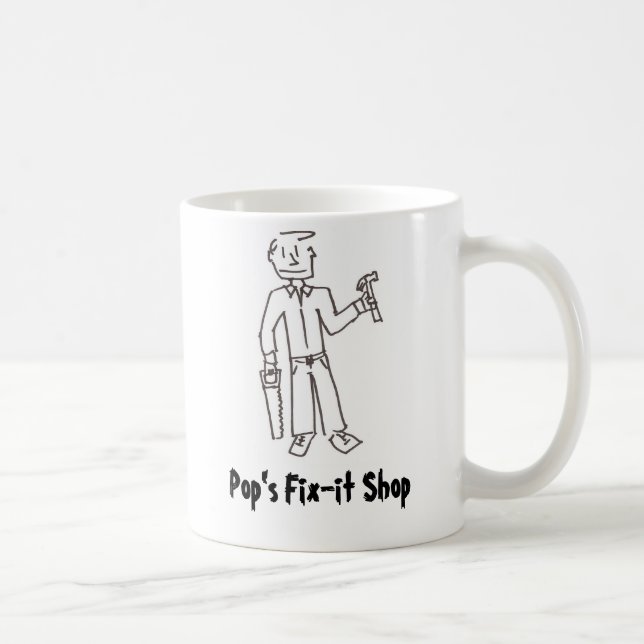 Verlegenheit-es des Pops Geschäft Tasse (Rechts)