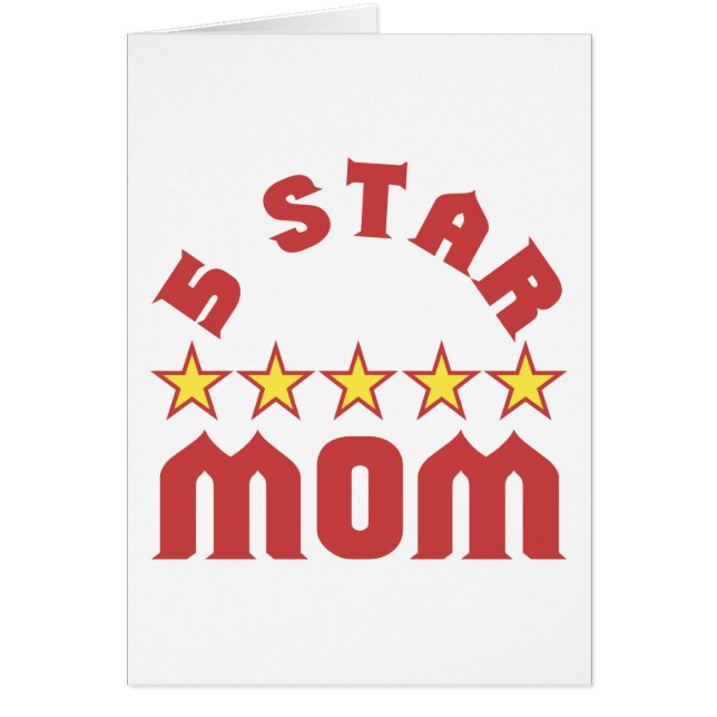 Verleihe 5 Sterne-Mama (Vorne)