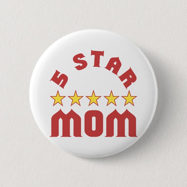 Verleihe 5 Sterne-Mama Button (Vorderseite)