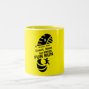Verleihung des Preises "Fun Run Event Ursache Wohl Zweifarbige Tasse