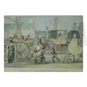 Verletzte französische Soldaten, die Paris