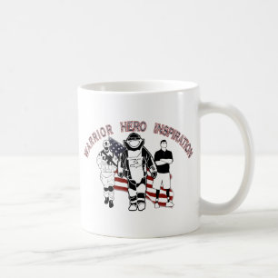 Verletzter Krieger EOD Tasse