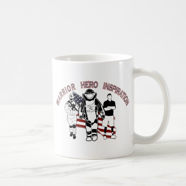 Verletzter Krieger EOD Tasse (Rechts)
