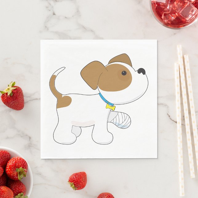 verletzter Welpen Serviette (Von Creator hochgeladen)