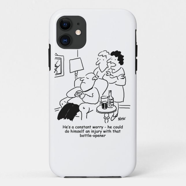 Verletzung mit einem Flaschenöffner Case-Mate iPhone Hülle (Rückseite)