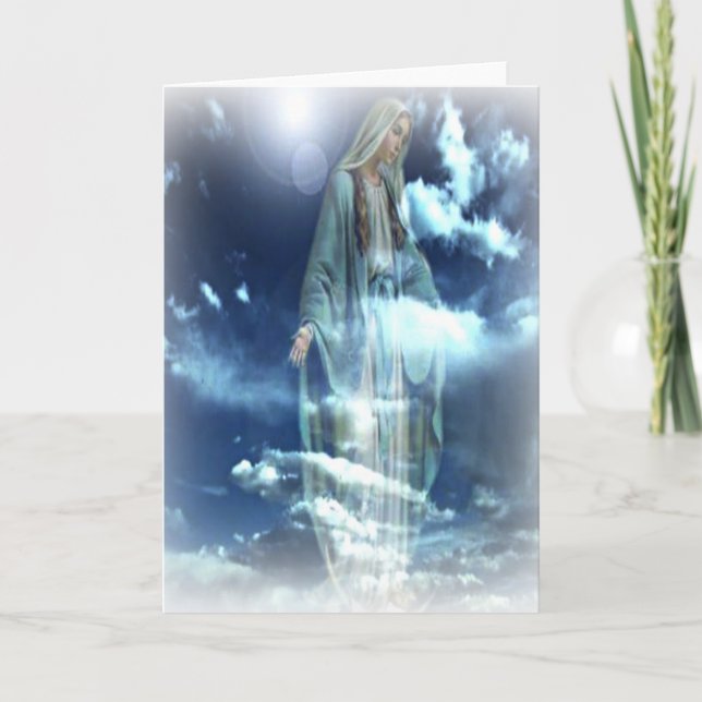 Verletzungen von Virgin Mary Karte (Vorderseite)