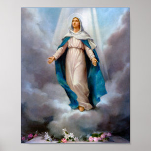 Verletzungen von Virgin Mary Poster