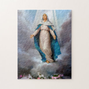 Verletzungen von Virgin Mary Puzzle