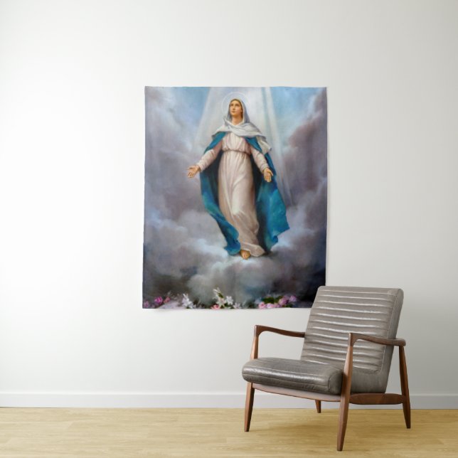 Verletzungen von Virgin Mary Wandteppich (Beispiel)