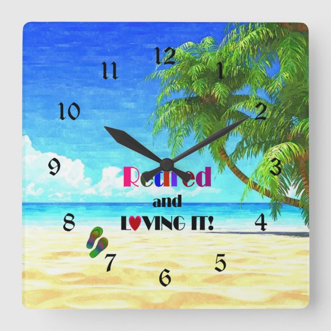 Verleumde es und liebe es! Große Uhr (Vorderseite)