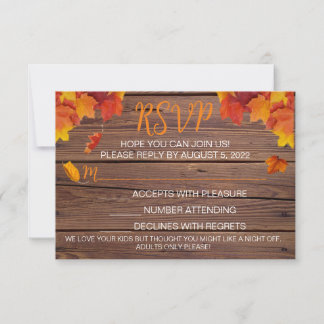 Verlieb dich Antwortkarte RSVP Karte