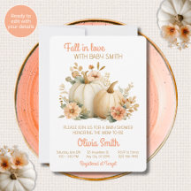 Verlieb dich Baby Shower Einladungen Rosa Gold