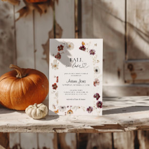 Verlieb dich Boho Herbst-Junggesellinnenabschied F Einladung