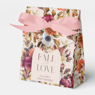 Verlieb dich im Herbst Kranz Bogen Rosa Babyparty Geschenkschachtel