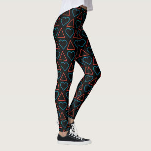 "Verlieb dich in den Wandel" Muster-Leggings Leggings