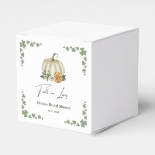 Verlieb dich in die Herbstgrün-Pumpkin-Brautparty Geschenkschachtel