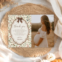 Verlieb dich Rustikale Florale Babyparty Foto