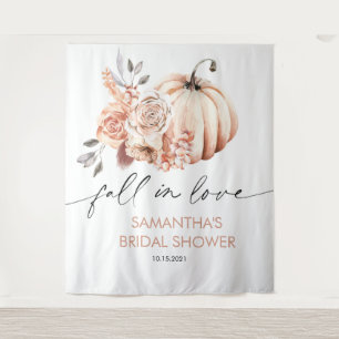 Verlieb dich wieder Hintergrund, Kürbis Herbst Bra Wandteppich