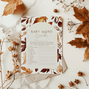Verlieb dich 'Wortverwirrung' Baby Shower Spiel Poster