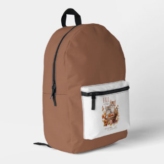Verliebe dich - Herbst-Rucksack Bedruckter Rucksack