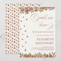 Verliebe dich in die Baby-Herbstfoliage-Baby-Party