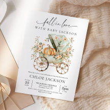 Verliebe dich, kleiner Kürbis, Herbst-Baby-Party
