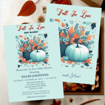 Verliebe dich Kürbis Ländliche Country Baby Shower