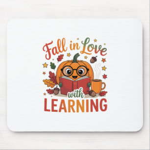 Verlieben Sie sich in das Lernen Herbst-Erntedank- Mousepad