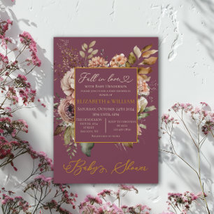 Verlieben Sie sich in die herbstliche Floral Elega Einladung