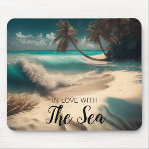 Verliebt in das Meer   Tropische Kunst Mousepad