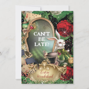 Verliebt in Wonderland Garden Party Einladung