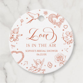 Verliebt sein in der Luft Valentinstag Brautparty Geschenkanhänger