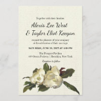 Verliebt - Vintage Magnolia Grandiflora Hochzeit