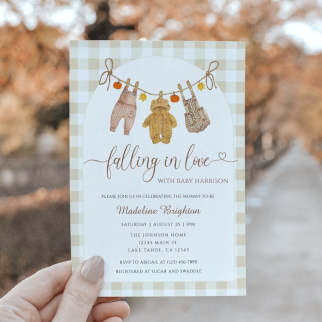 Verliebte Baby Shower Einladung (Von Creator hochgeladen)