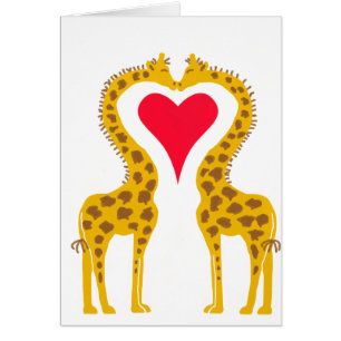 verliebte Giraffen