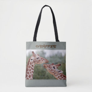 Verliebte Giraffen All Over Print Tasche