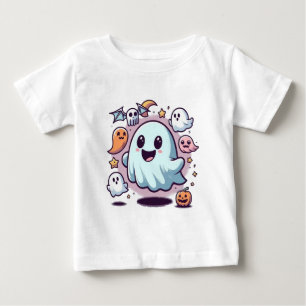 Verliebte Halloween-Geistertruppe und unheimliche Baby T-shirt
