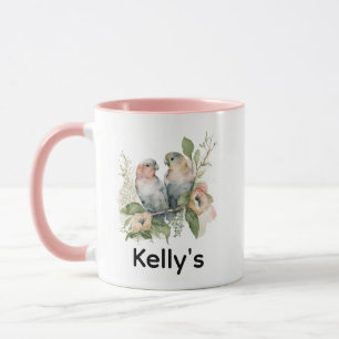 Verliebte in Pastell-Wasserfarben Tasse