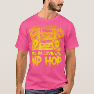 Verliebte sich in Hip Hop Old School 90 Hip Hop Cl T-Shirt
