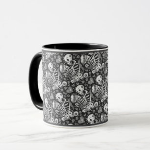 VERLIEBTE UNTER DER IVY, SCHWEETHEART SKELETONS EM TASSE