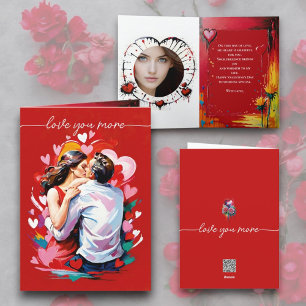 Verliebte weiche Feiertagskarte