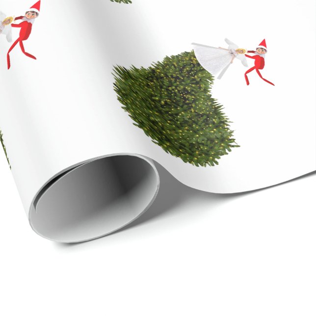 Verliebtes Elfengeschenkpapier Geschenkpapier (Rolleneckpunkt)