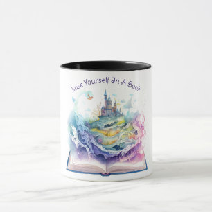 Verlier dich in einem Buch Tasse