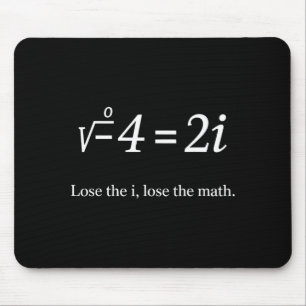 Verliere das I verliere die Mathematik Lustige ima Mousepad