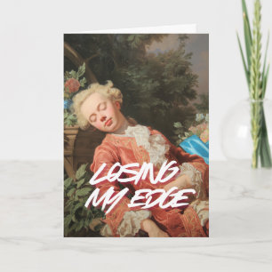 "Verliere meinen Biss" Kunst-Grußkarte Feiertagskarte
