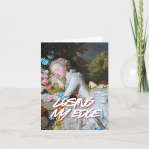 "Verliere meinen Biss" Kunst-Grußkarte Karte