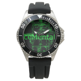 Verlieren Sie die Zeit mit dieser ceMental Uhr! Armbanduhr