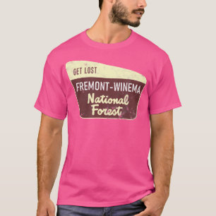 Verlieren Sie Fremont-Winema National Forest Woods T-Shirt