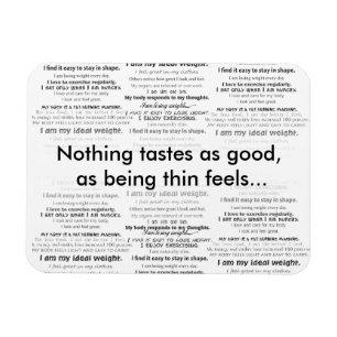 Verlieren Sie Gewicht, das große Gefühl Magnet