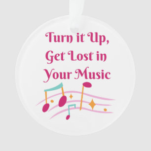 Verlieren Sie Ihre Musik an einem Ornament